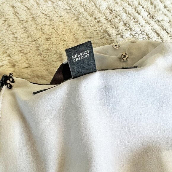 Banana Republic Black & White Gingham Check Summer Dress - Size 10 - Picture 6 of 9